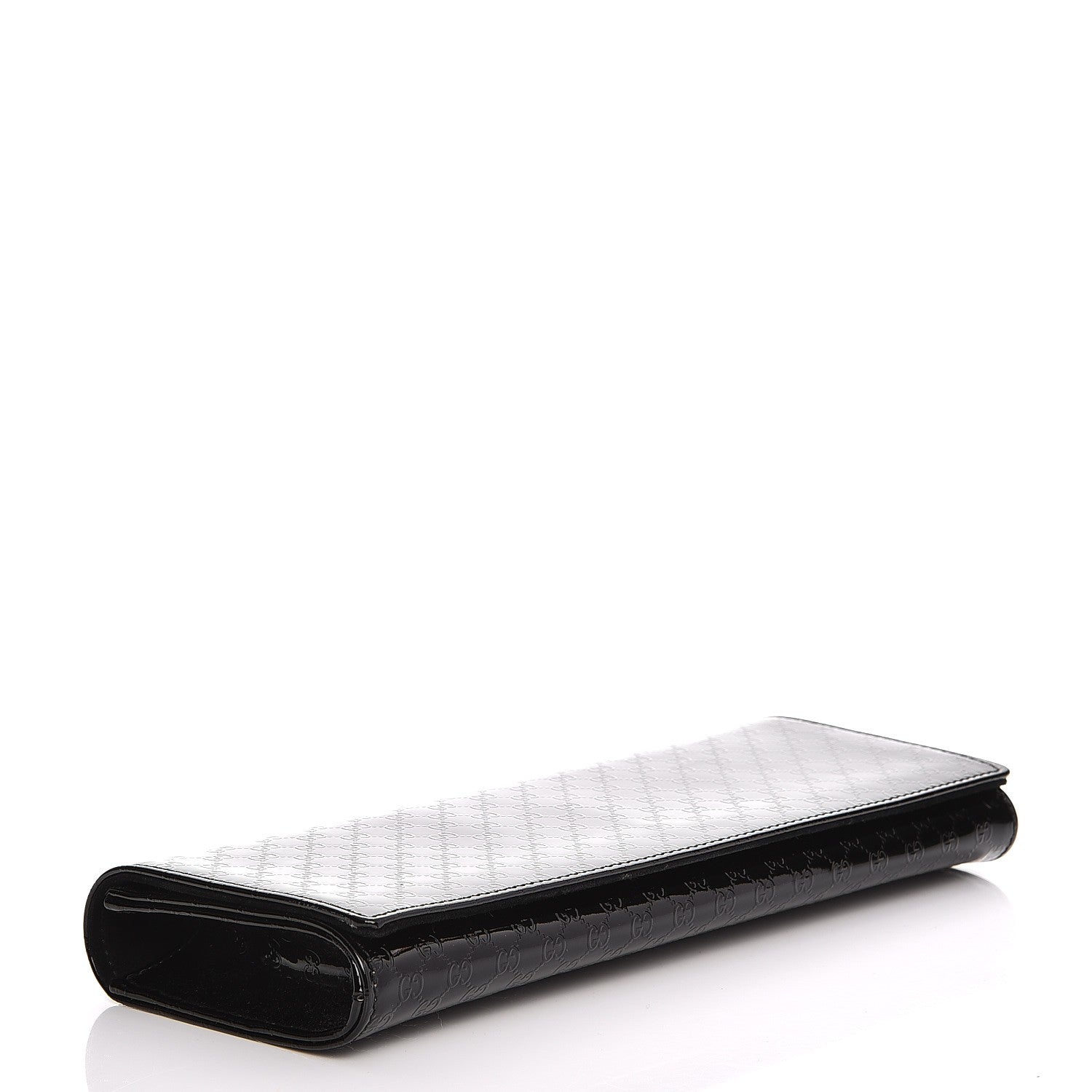 Gucci Patent Microguccissima Small Broadway Clutch Black 4 of 8