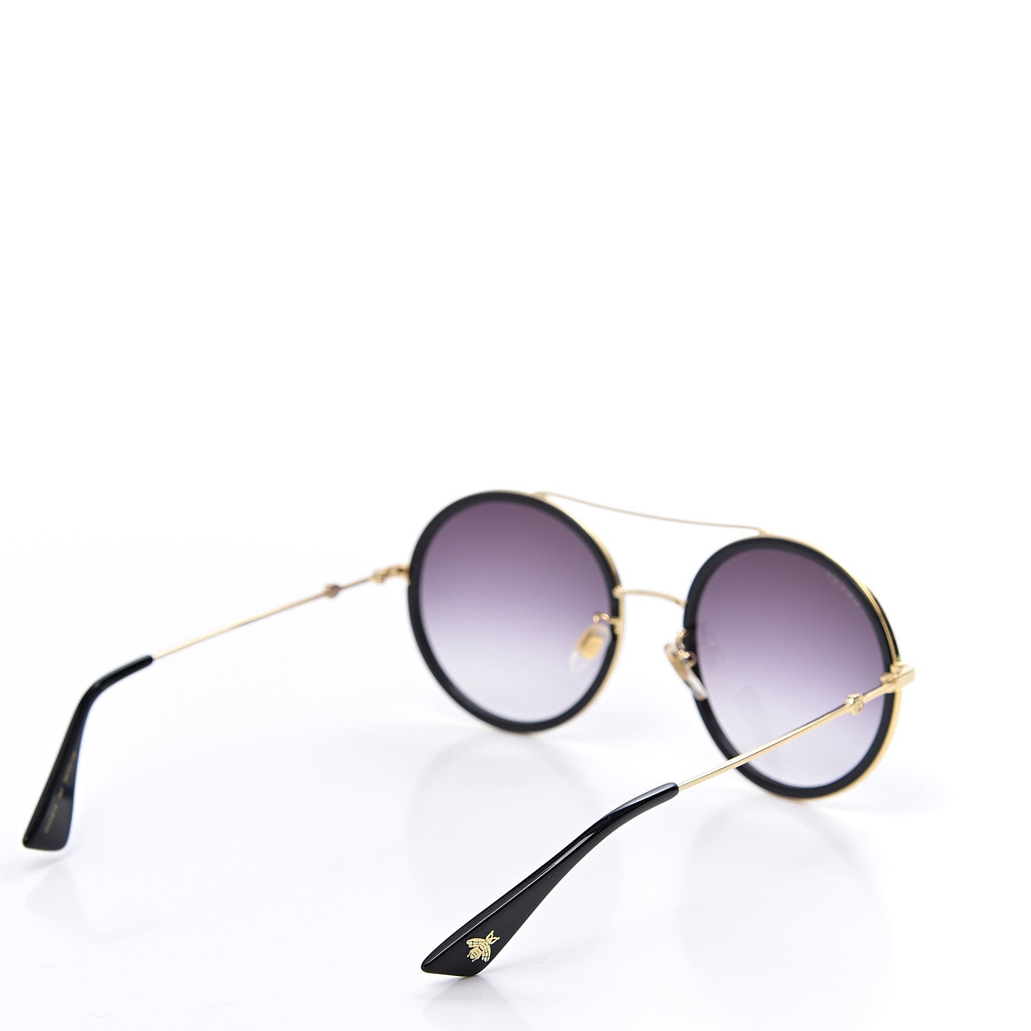 Gucci Round Frame Sunglasses GG0061S Black 4 of 8