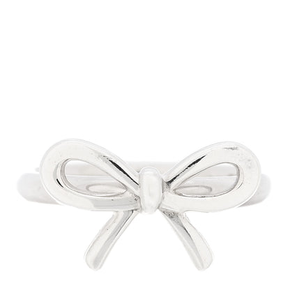 Tiffany Sterling Silver Bow Ring 48 4.5 1 of 4