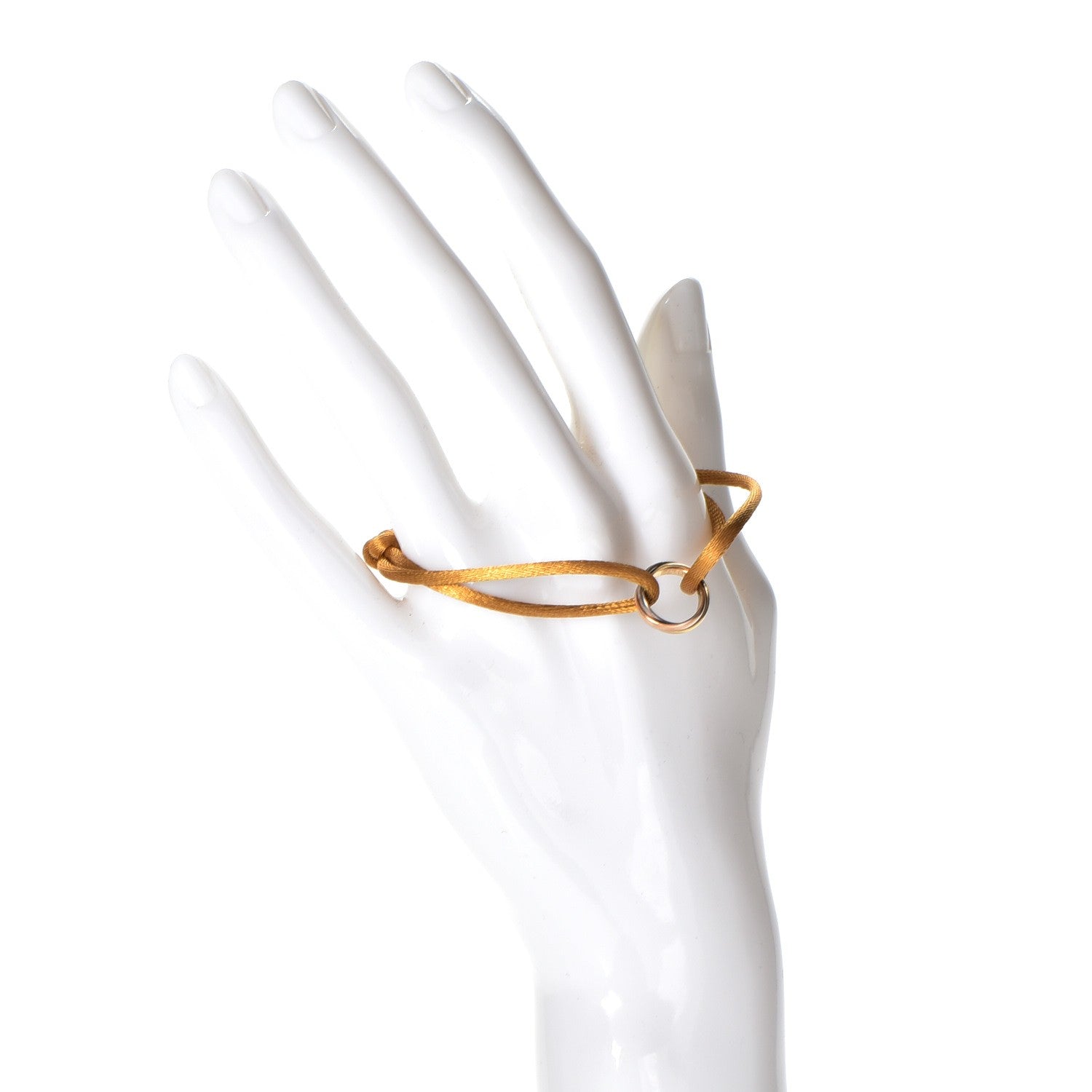 Cartier 18K Pink Yellow White Gold Trinity Adjustable Cord Bracelet Gold 2 of 8