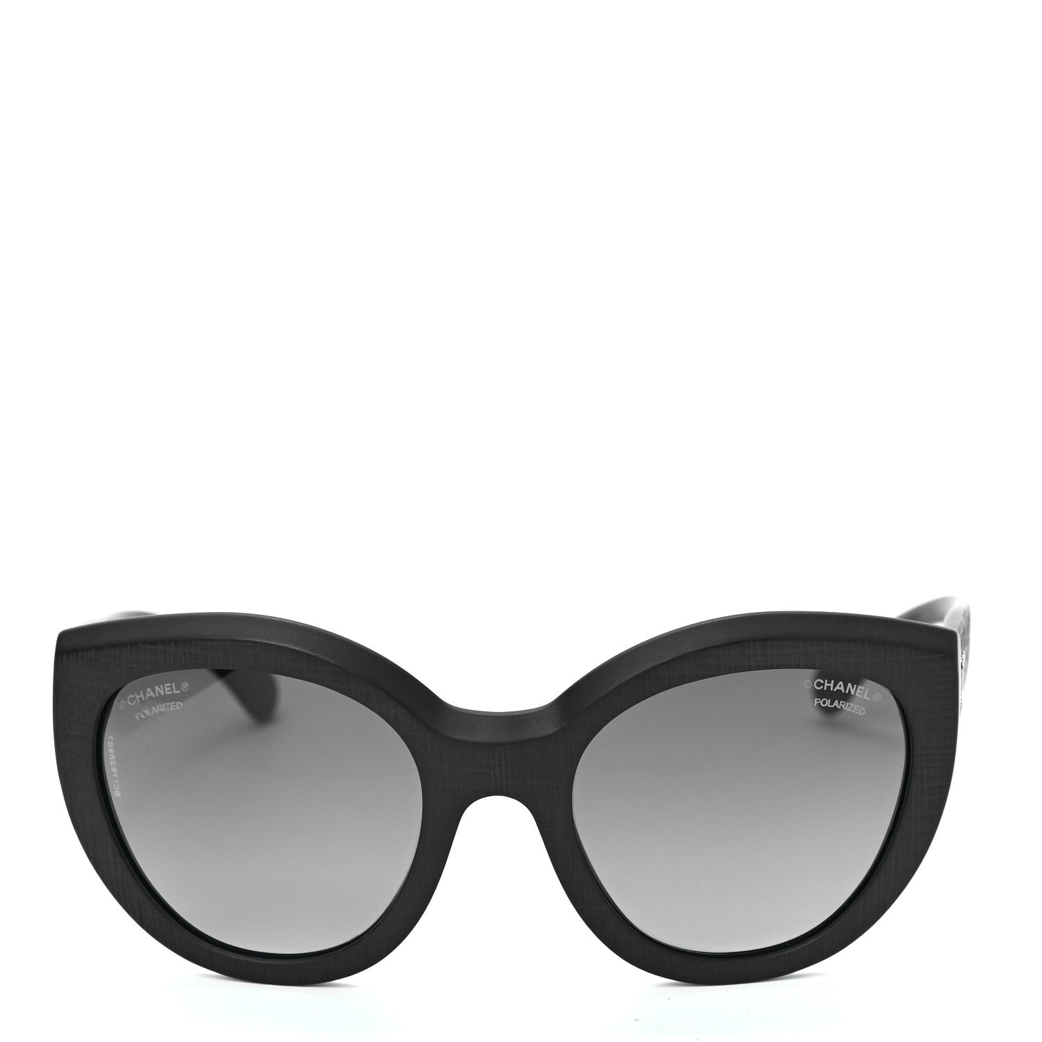 Chanel Acetate Polarized Butterfly Signature Sunglasses 5331 Black 4 of 14