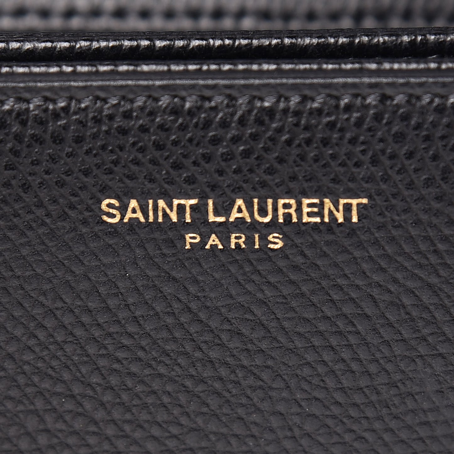 Textured Calfskin Medium Classic Monogram Universite Bag Black
