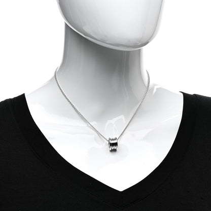 Bulgari 18K White Gold B.Zero1 Pendant Necklace 2 of 4