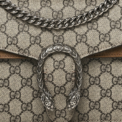 Gucci GG Supreme Monogram Small Dionysus Shoulder Bag Taupe 8 of 12