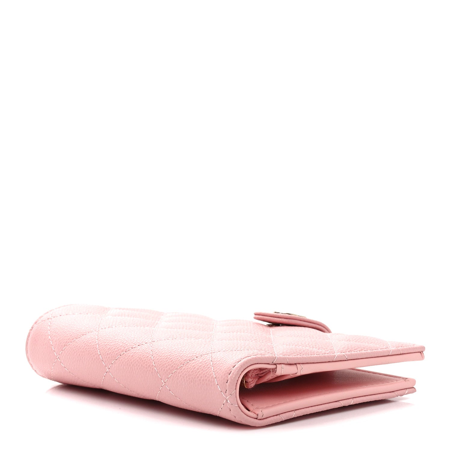 Chanel Caviar Quilted Passport Holder Pink 4 of 8