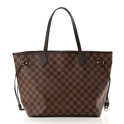 Louis Vuitton Damier Ebene Neo Neverfull MM Rose Ballerine 3 of 10
