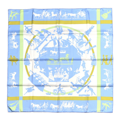 Hermes Silk Jeux D'Ombres Scarf 90 1 of 6