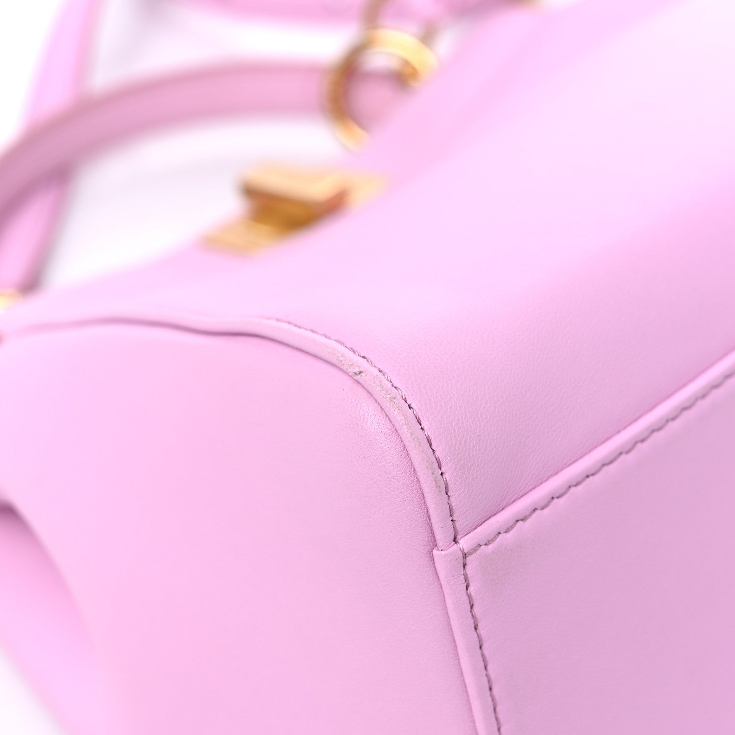 Fendi Nappa Stacked Bar Mini Peekaboo Iconic Satchel Lavanda 8 of 11