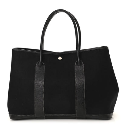 Hermes Toile Negonda Garden Party Tote 36 MM Black 1 of 10