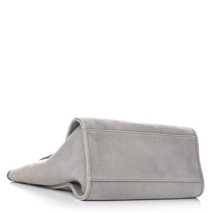 Chanel Canvas Large Deauville Tote Grey 4 of 16