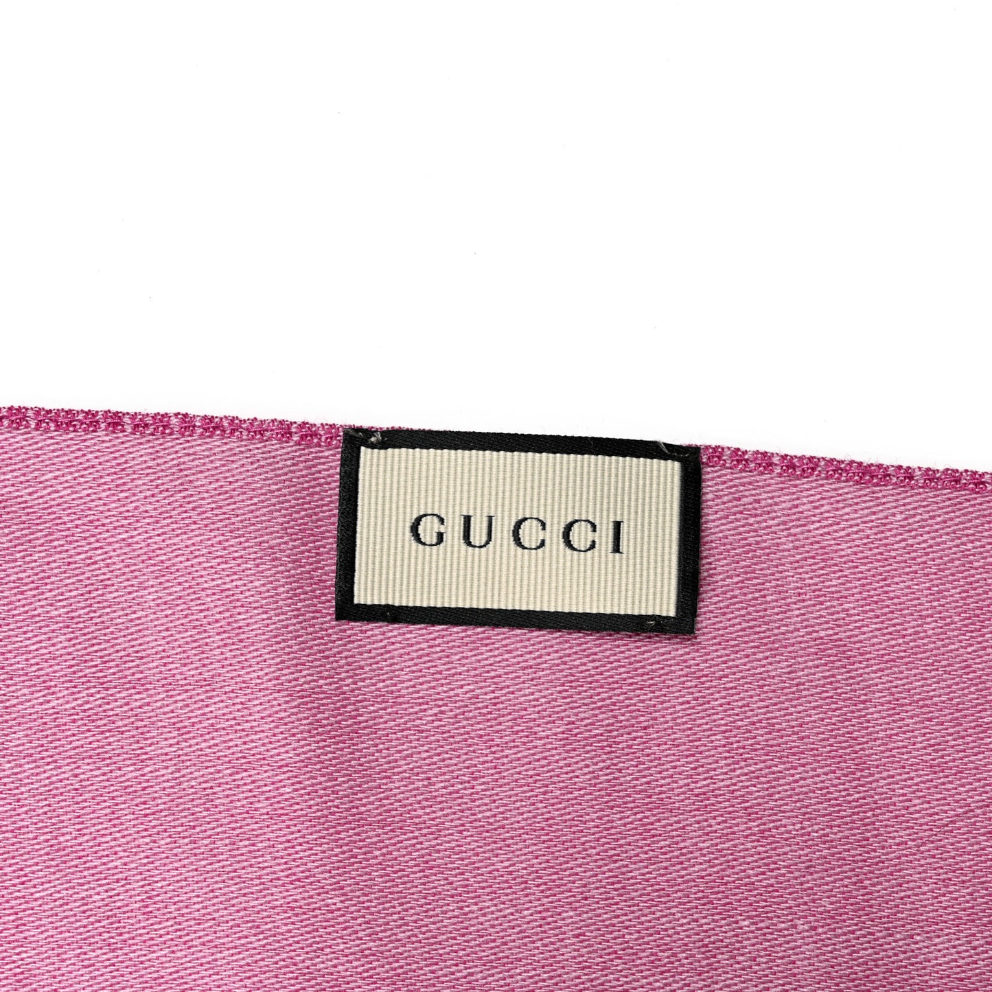 Wool Silk GG Monogram GGNat Scarf Roseate