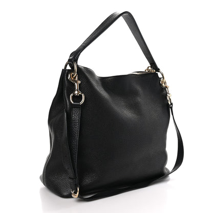 Gucci Pebbled Calfskin Large Soho Hobo Black 3 of 10