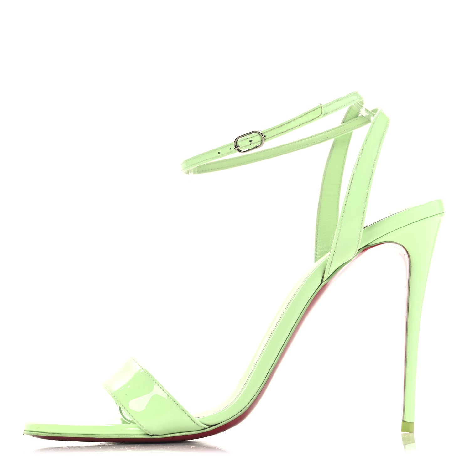 Christian Louboutin Patent Loubigirl 100 Sandals 39.5 Tropique 1 of 10