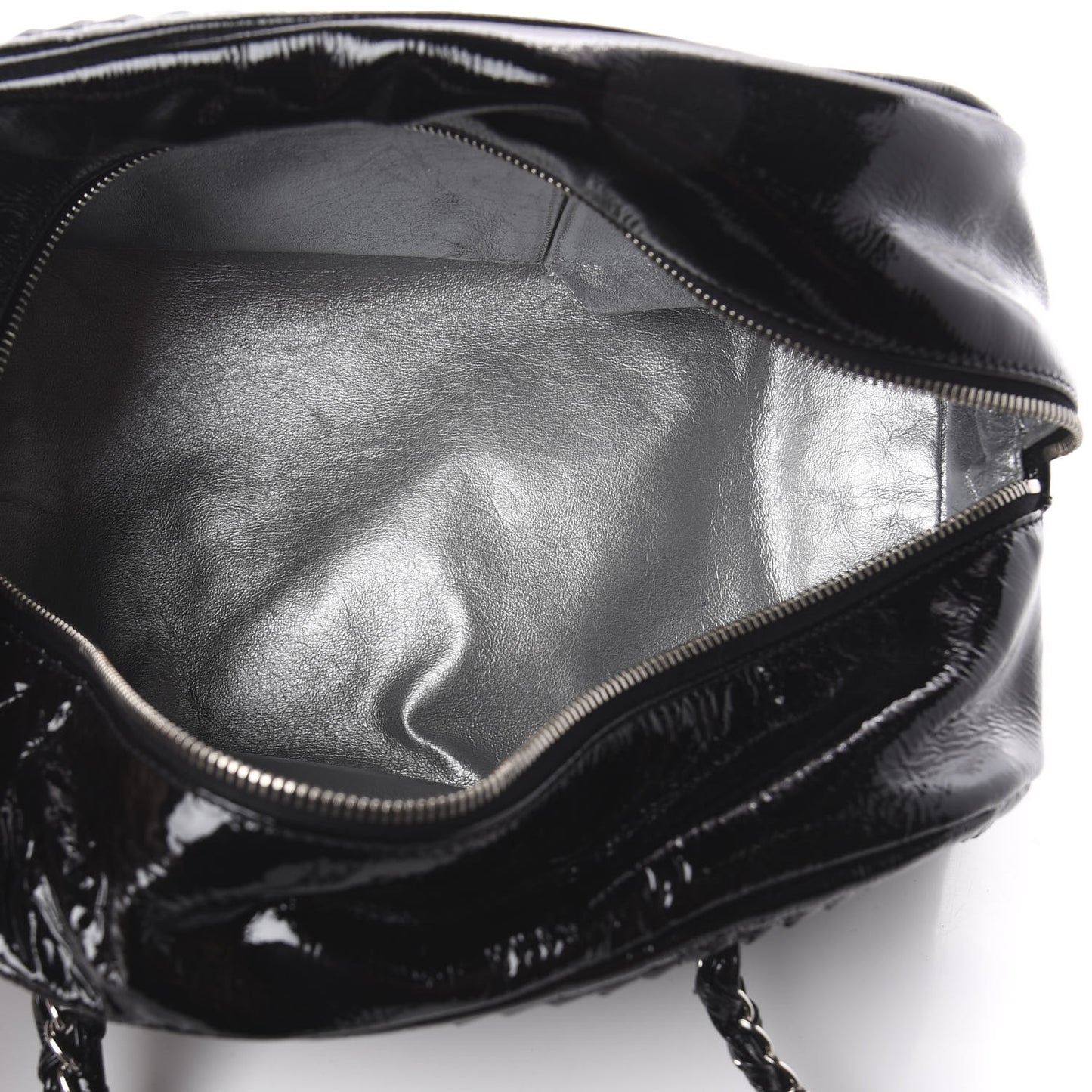 Patent Medium Luxe Ligne Bowler Black