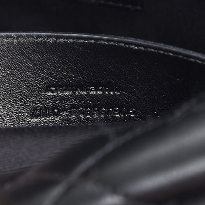 Saint Laurent Calfskin Y Quilted Monogram Medium Loulou Bowling Bag Black 7 of 7