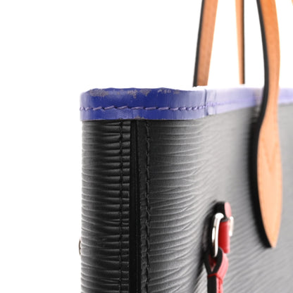 Louis Vuitton Epi Neverfull MM Noir Figue Safran 11 of 12