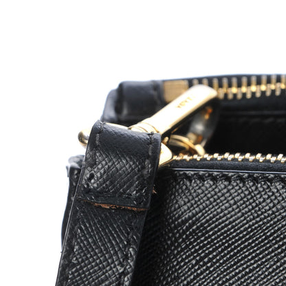 Prada Saffiano Small Galleria Double Zip Tote Black 11 of 11