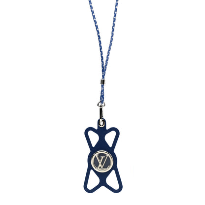 Louis Vuitton Monogram Silicone Louise Phone Holder Blue 1 of 7