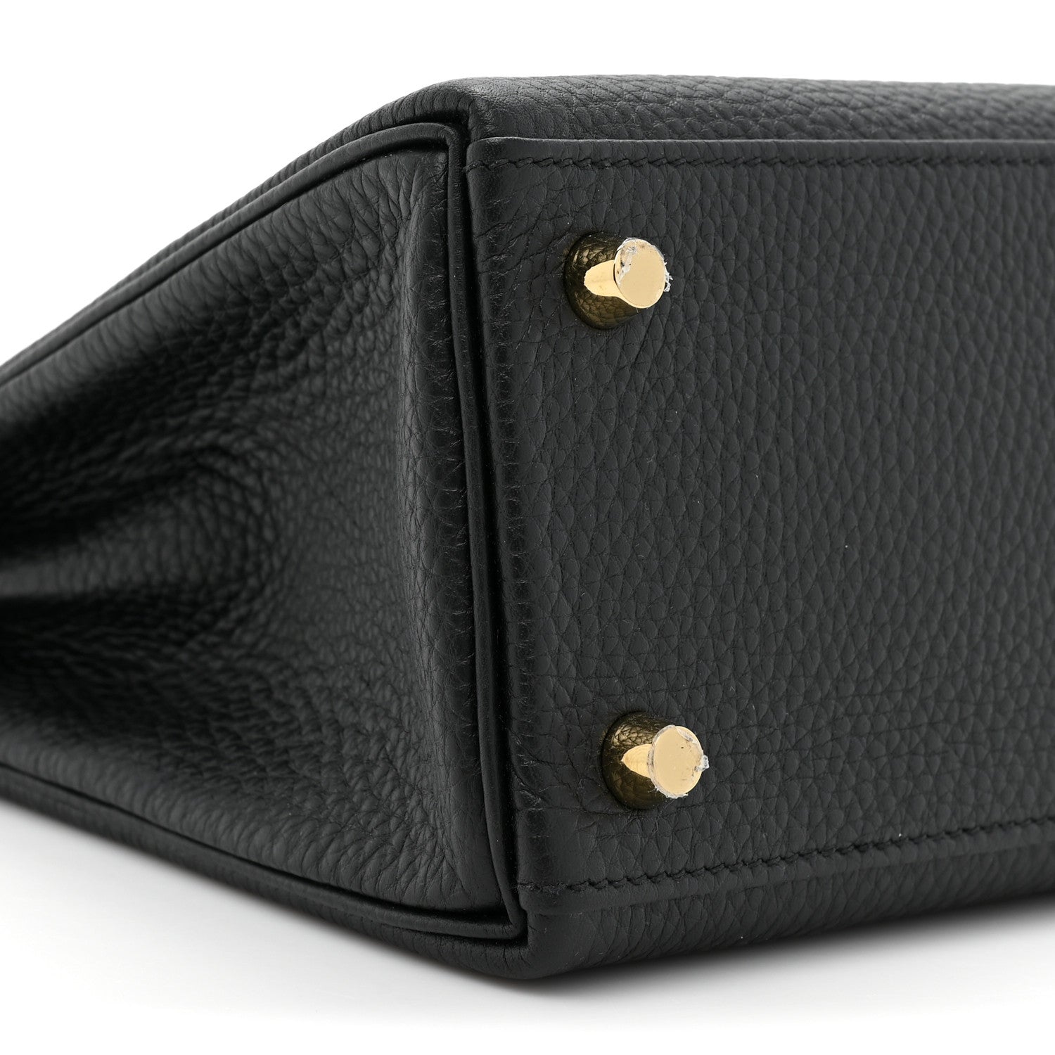 Hermes Togo Kelly Retourne 25 Black 8 of 9
