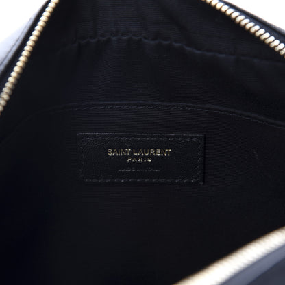 Saint Laurent Calfskin Matelasse Monogram Lou Camera Bag Black 9 of 10