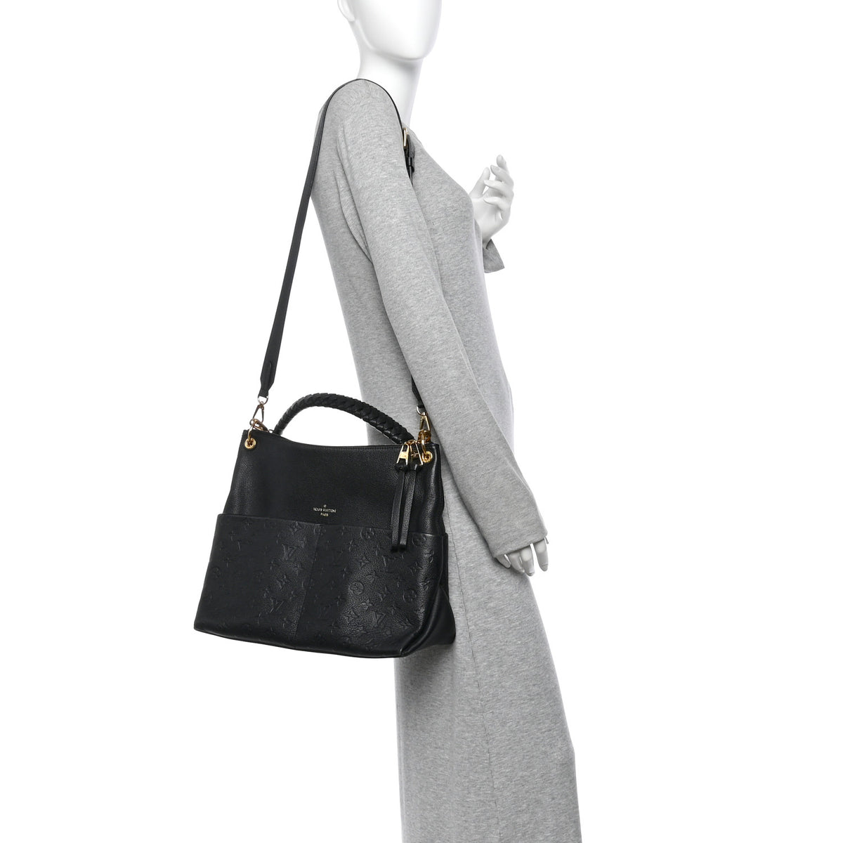 Louis Vuitton Empreinte Maida Hobo Black 3 of 19