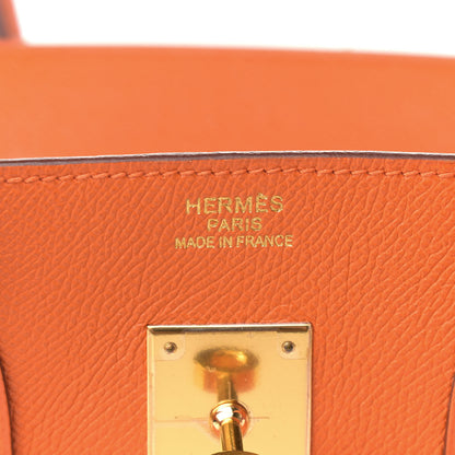 Hermes Epsom Birkin 35 Orange 5 of 17