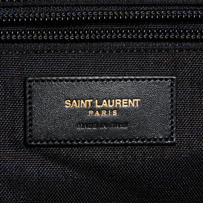 Saint Laurent Printed Canvas Leopard Hunting Backpack Red 7 of 9
