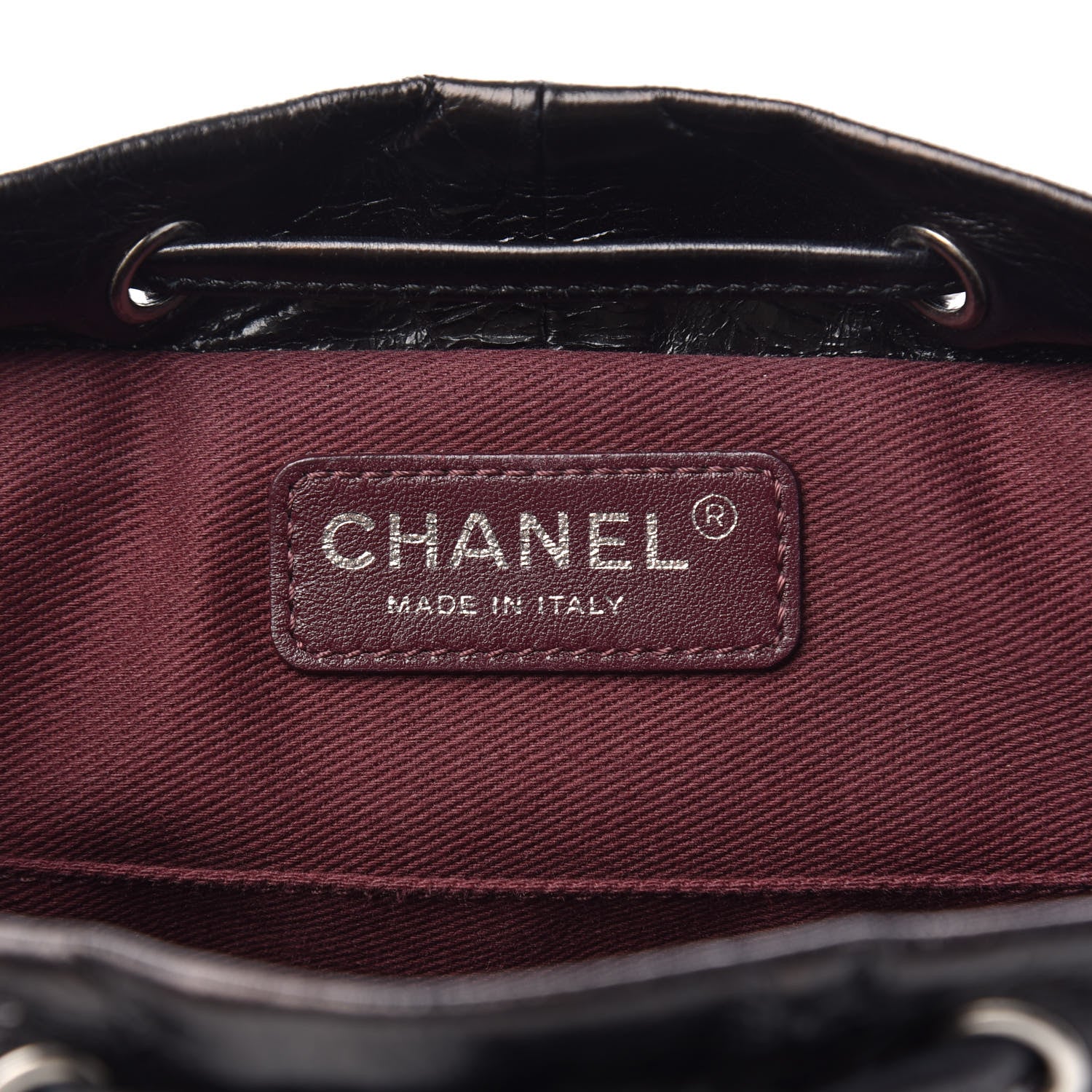 Chanel Glazed Calfskin Quilted Small Salzburg Mountain Backpack Black 6 of 10