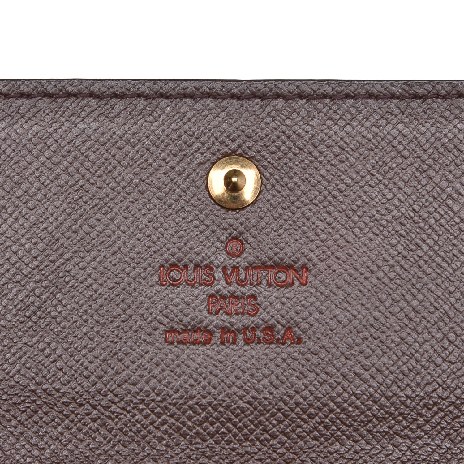 Louis Vuitton Damier Ebene Elise Wallet 6 of 7
