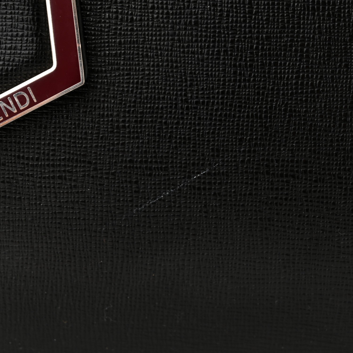 Fendi Vitello Elite Regular 2Jours Tote Black Vino 12 of 12