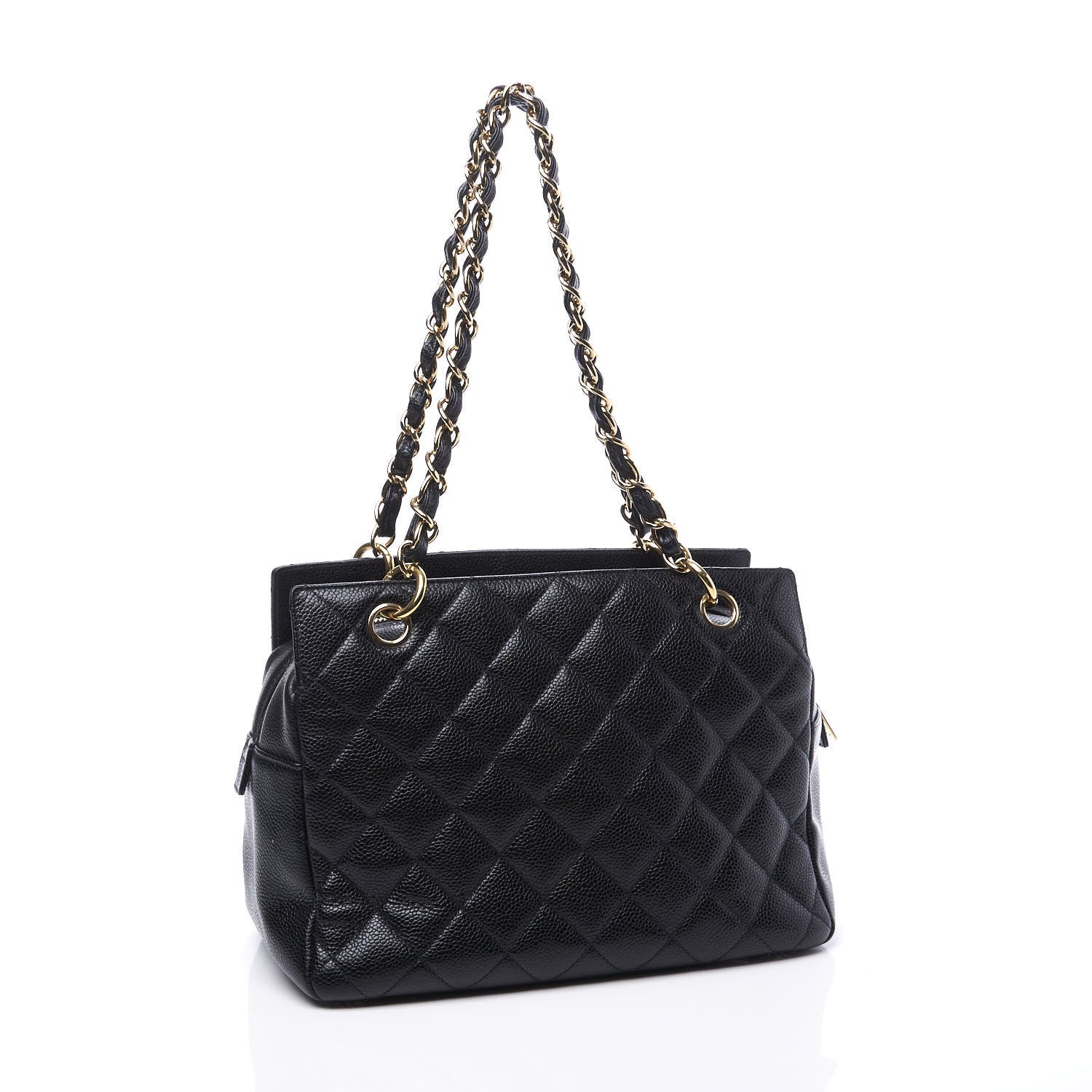 Chanel Caviar Quilted Petit Timeless Tote PTT Black 2 of 9