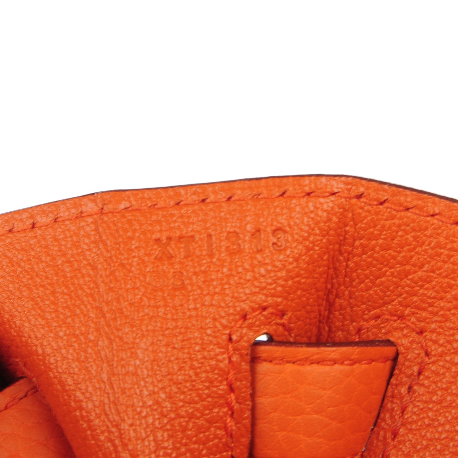 Hermes Taurillon Clemence Kelly Retourne 35 Orange 10 of 26