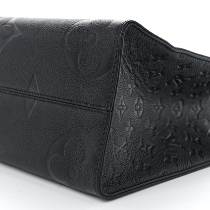 Louis Vuitton Empreinte Monogram Giant OnTheGo MM Black 9 of 9