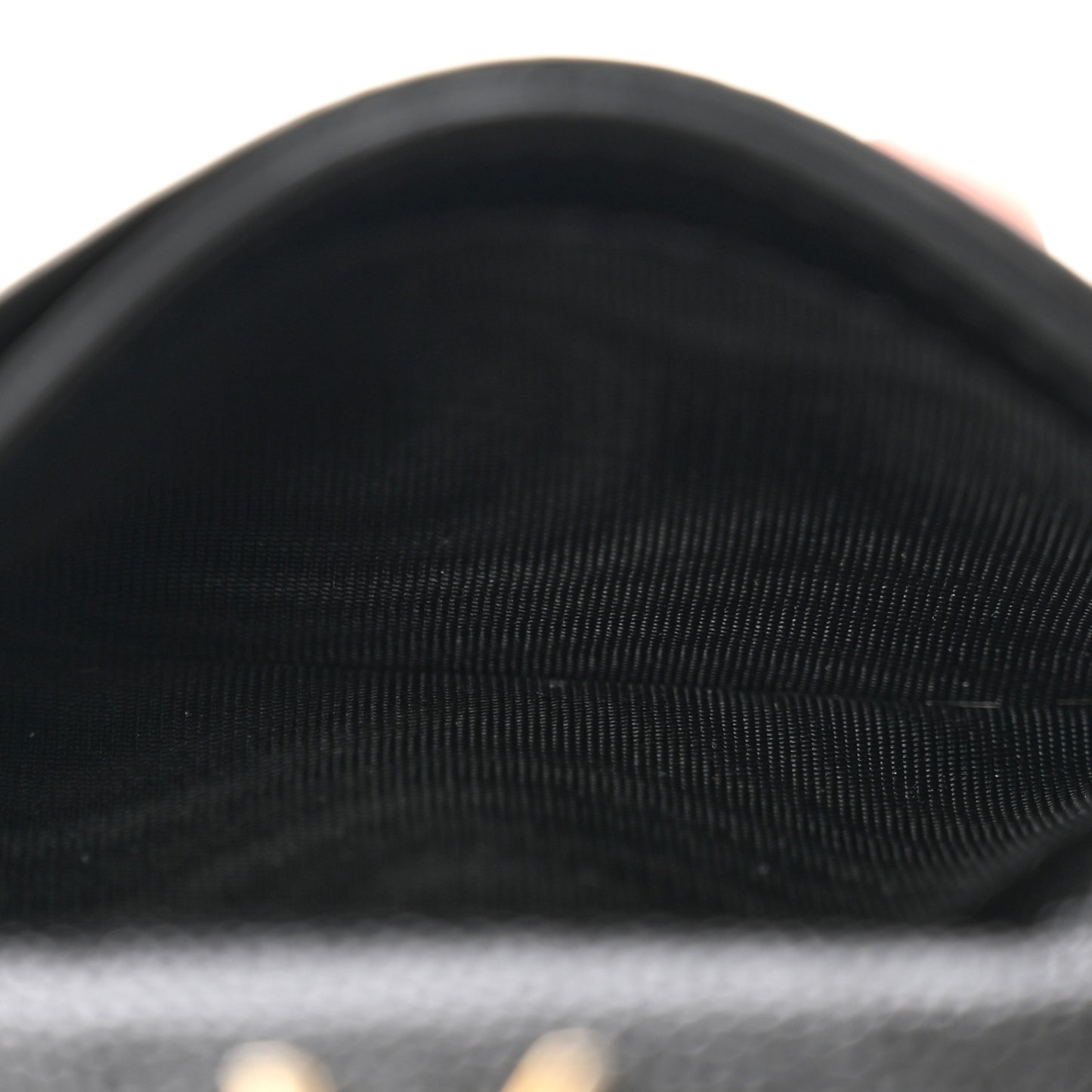 Grain De Poudre Uptown Monogram Card Case Black