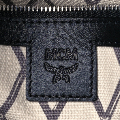 MCM Visetos Toni Shopper Tote Black 6 of 10