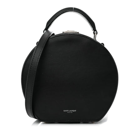 Saint Laurent Calfskin Small Mica Hat Box Black 1 of 12