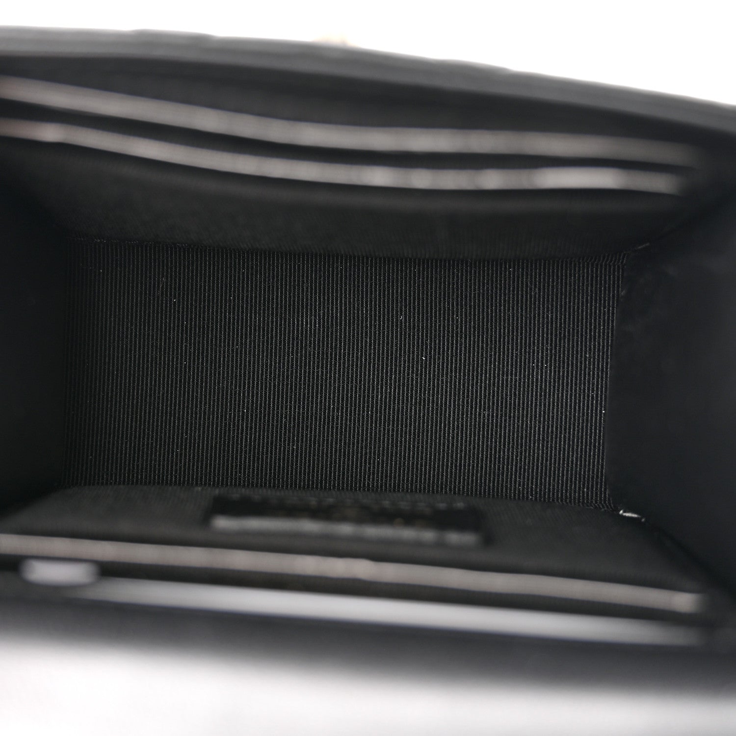 Chanel Lambskin Quilted Mini Trendy CC Chain Wallet Black 5 of 10