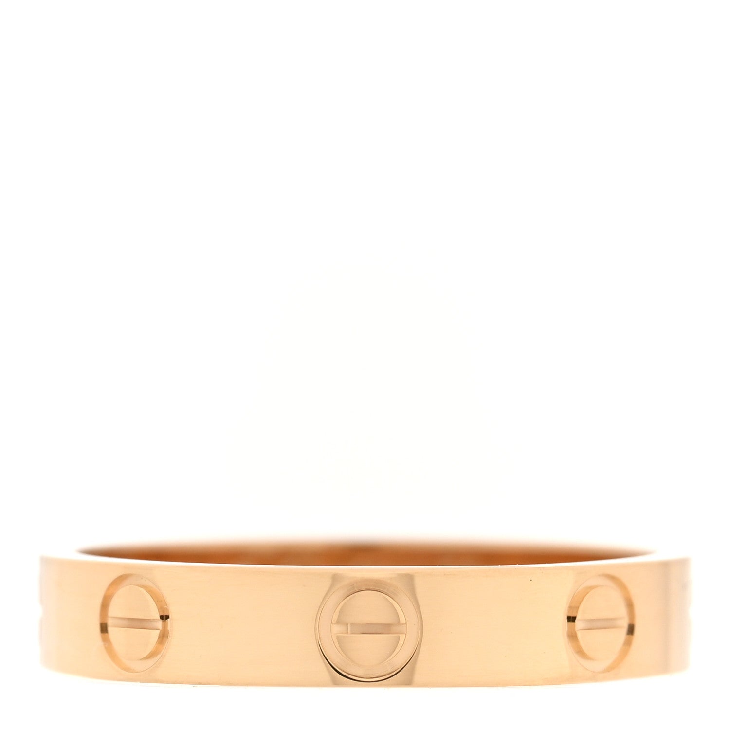 Cartier 18K Yellow Gold 3.5mm LOVE Wedding Band Ring 55/7.25 1 of 5