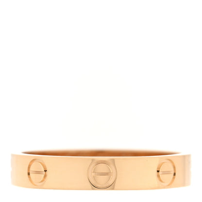 Cartier 18K Yellow Gold 3.5mm LOVE Wedding Band Ring 55/7.25 1 of 5