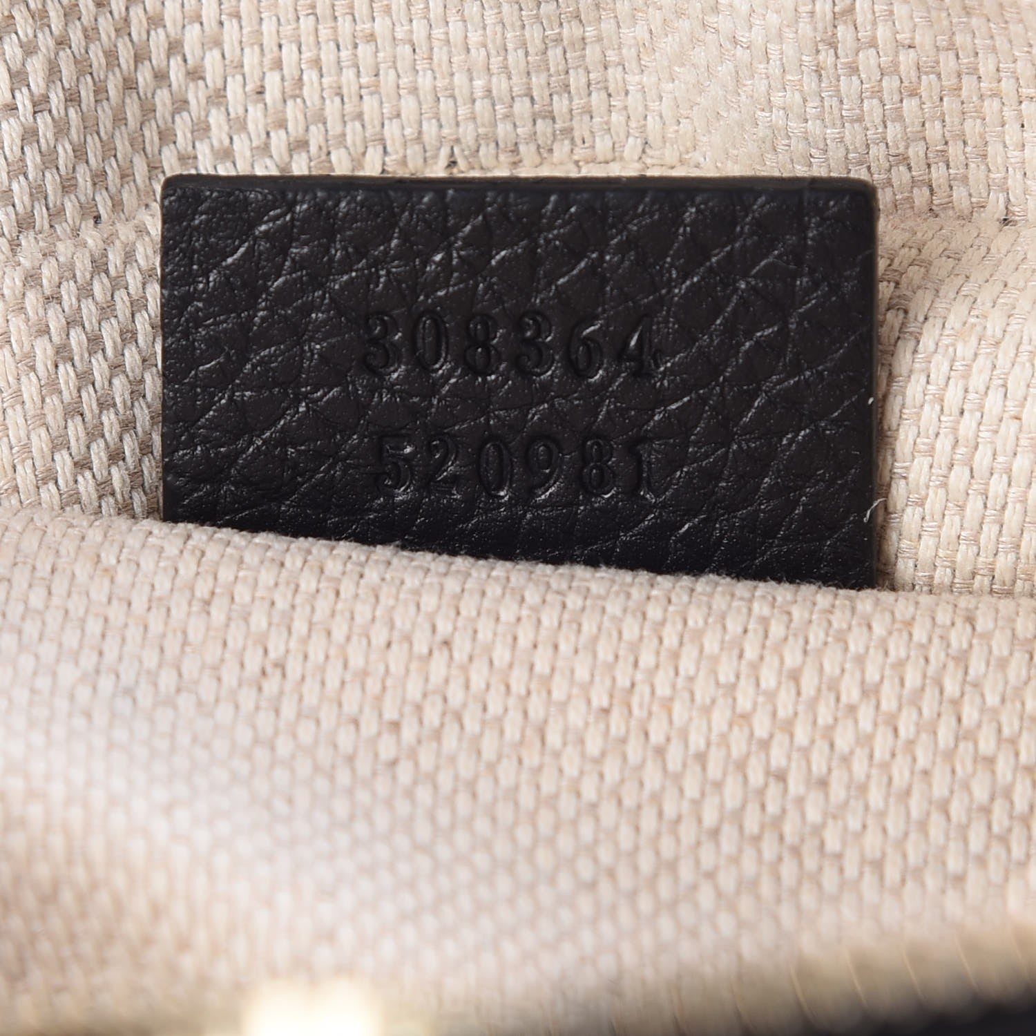 Gucci Pebbled Calfskin Small Soho Disco Bag Black 7 of 8