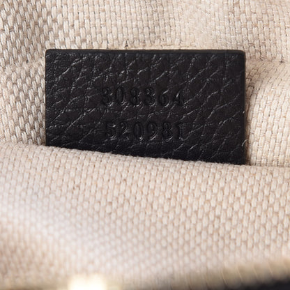 Gucci Pebbled Calfskin Small Soho Disco Bag Black 7 of 8