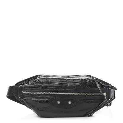 Balenciaga Lambskin Classic Hardware Neo Lift Hip Bag Black 1 of 13