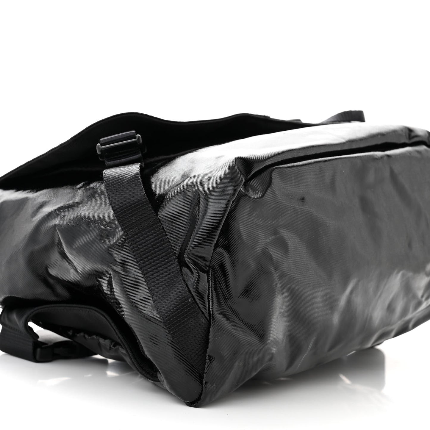 Coated Canvas Sport Messenger Black