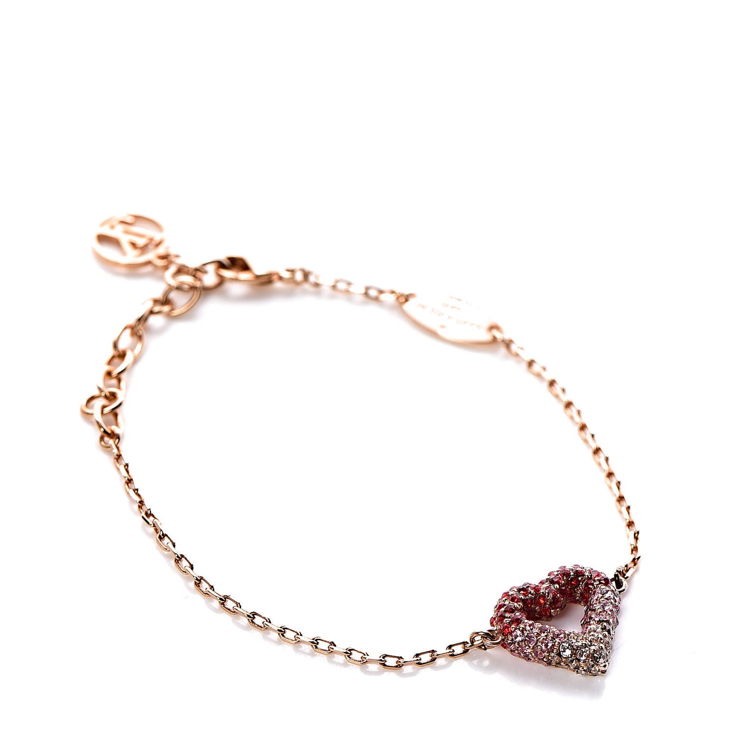 Swarovski Crystal V Heart Strass Bracelet