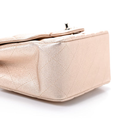 Chanel Metallic Lambskin Quilted Mini Square Flap Gold 6 of 10