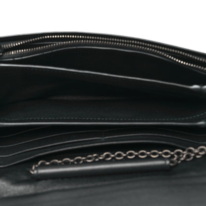 Bottega Veneta Metallic Nappa Intrecciato Chain Wallet Gold 5 of 15