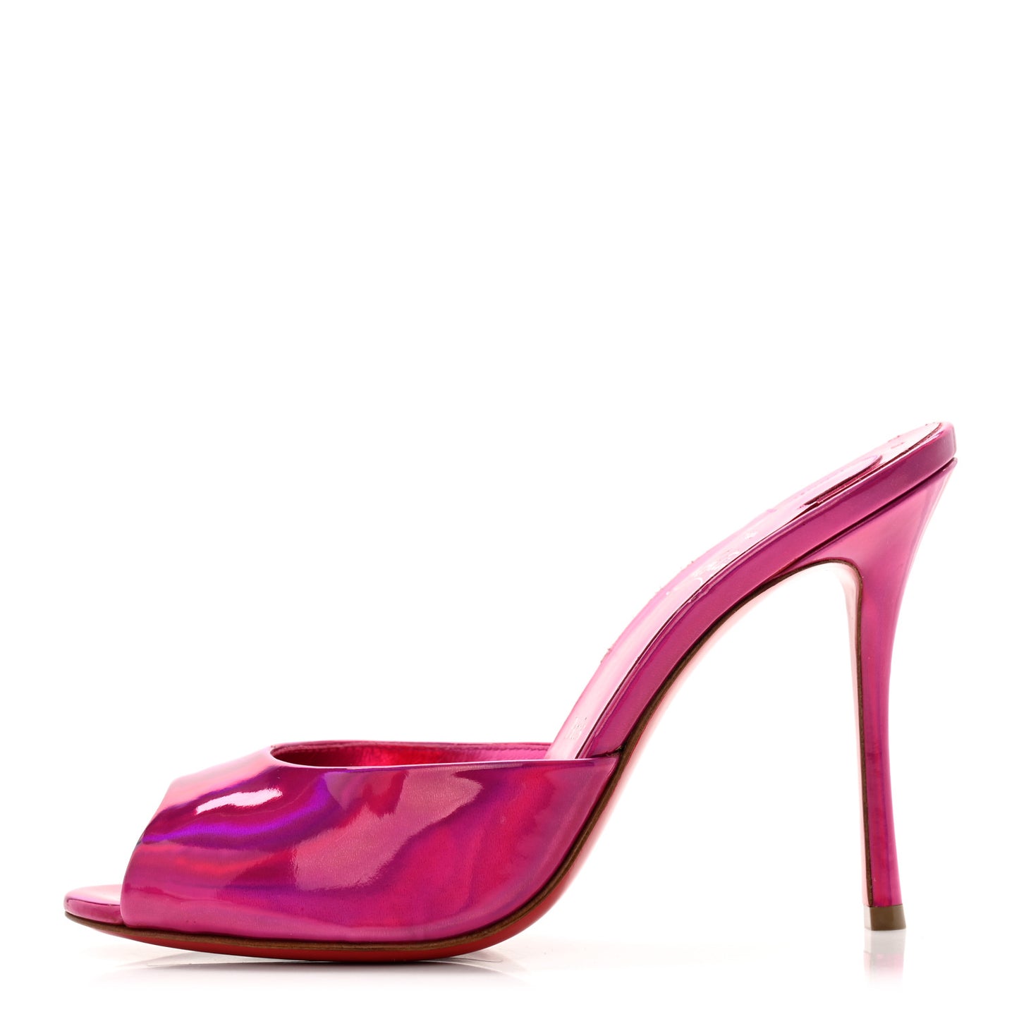 Patent Psychic Me Dolly 100 Sandals 37 Fuxia