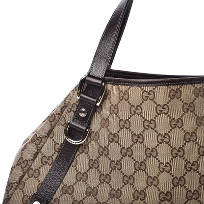 Gucci Monogram Medium Abbey Shoulder Bag Dark Brown 10 of 10