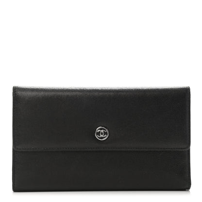 Chanel Calfskin CC Flap Wallet Black 1 of 4