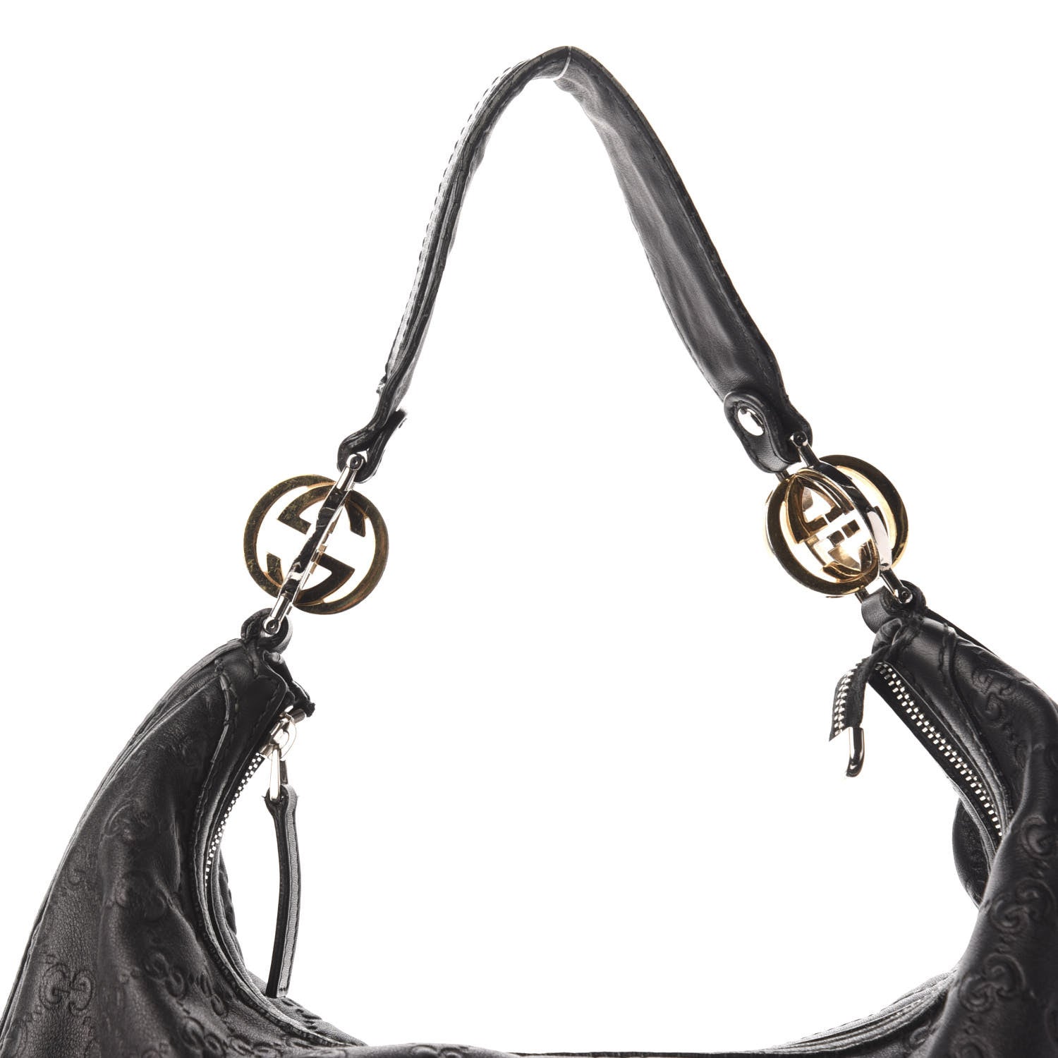 Gucci Guccissima Large GG Twins Hobo Black 14 of 14